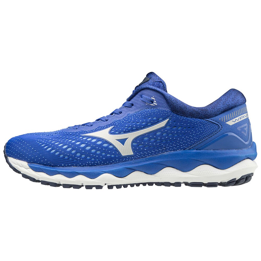 Mizuno Women's Trail Running Shoes Blue WAVE SKY 3 Shoes - J1GD190246